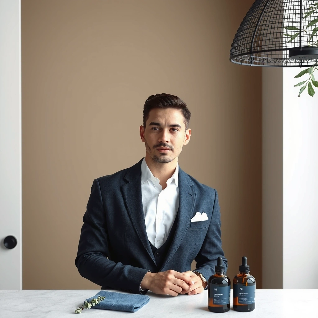 Luxurious men's wellness collection