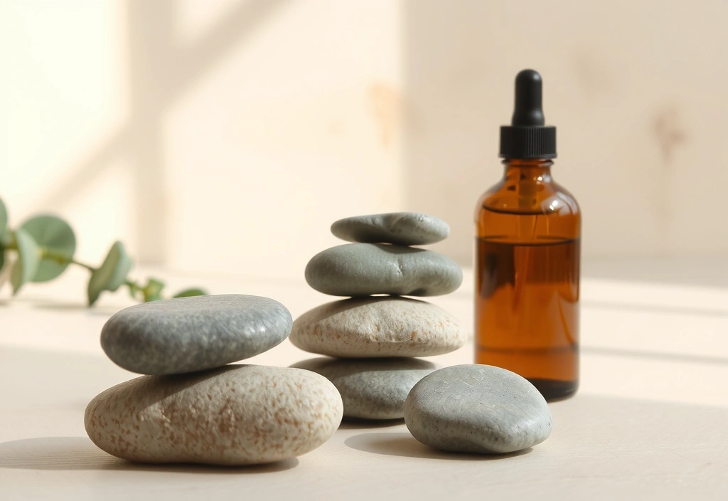 Zen stones arranged in harmonious balance